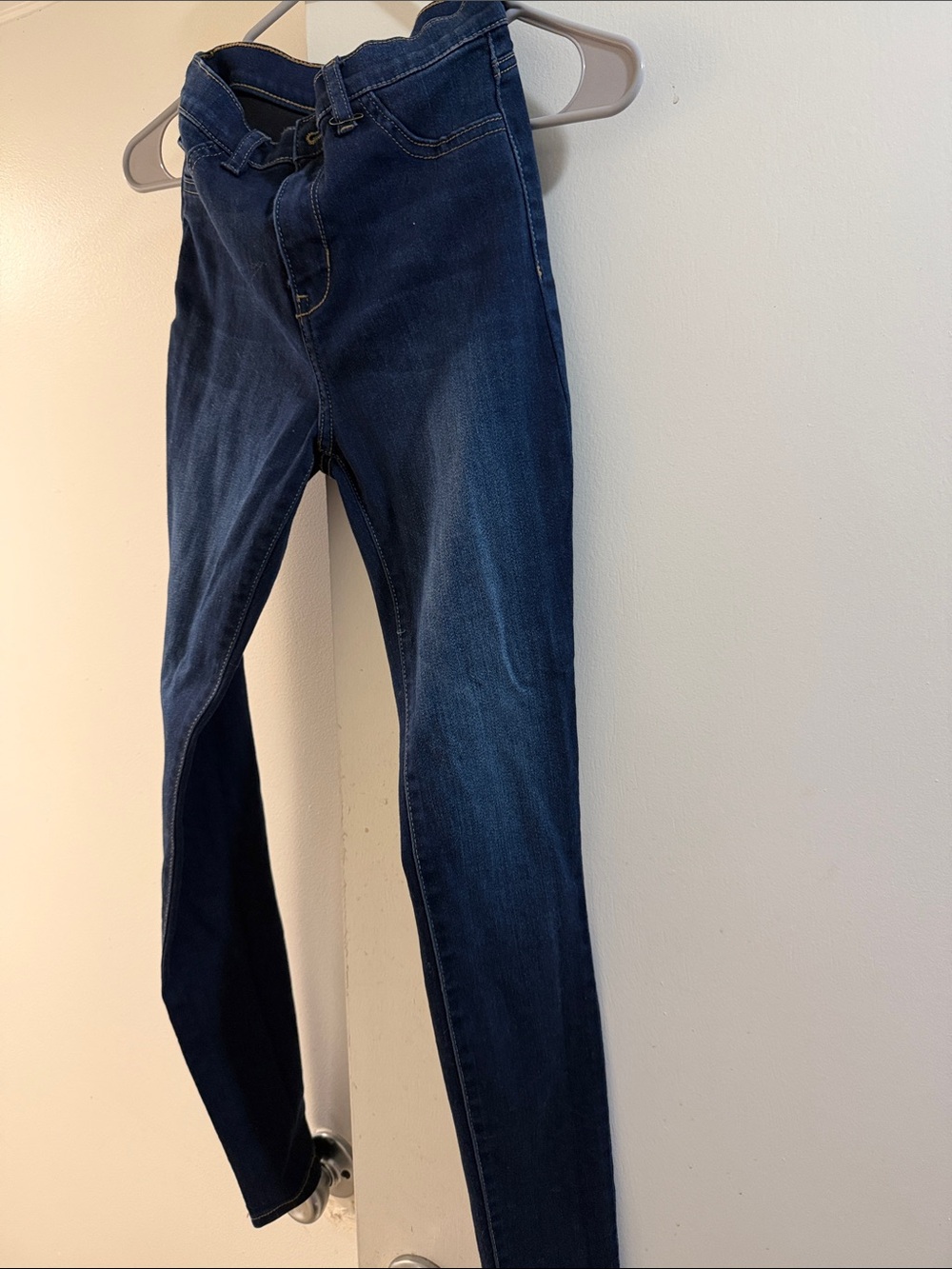 Ardene Navy Blue Jeggings with Contrast Stitching